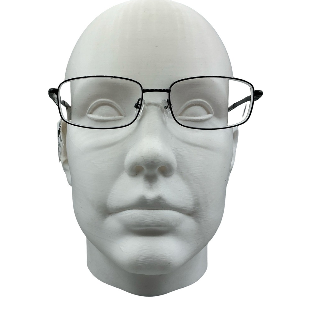 Jubilee 5773 Eyeglasses Black Rectangular Metal Frame 54/17/145 Mens Womens